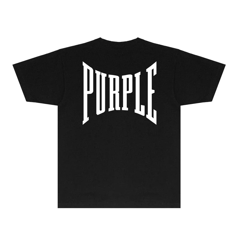 Purple 2023 new fashion T-shirt short sleeves