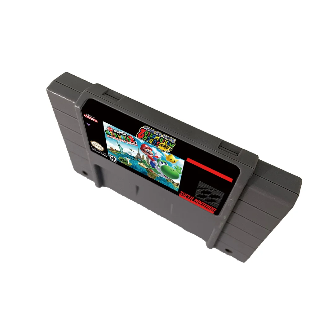 New Super Mario World 2: Around The World SNES For Super Nintendo Entertainment System - 16 Bit US Version Game Cartridge