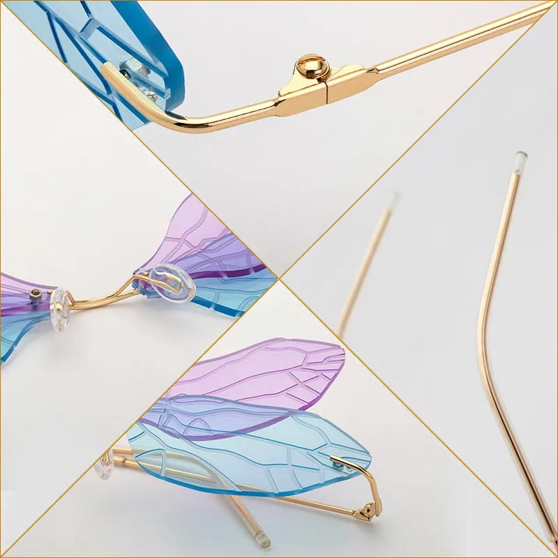 Dragonfly Design Fashion Sunglasses