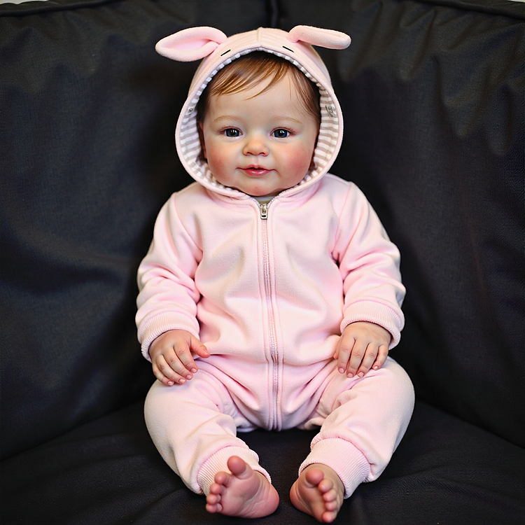 [New] 20" Handmade Reborn Baby Eyes Opened Doll Girl Katen with Delicate Reborn GIft
