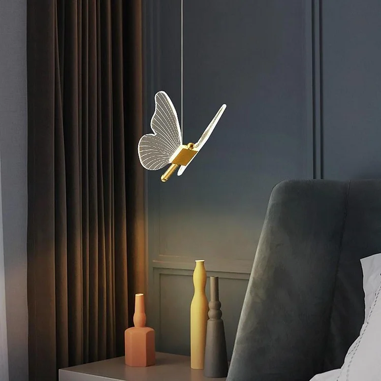 Butterflies Shaped LED Nordic Pendant Light Hanging Lamp Island Lights - Appledas