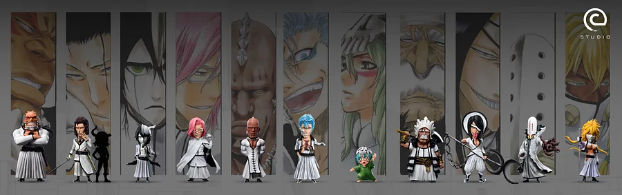 PRE-ORDER C Studio - BLEACH Espada#4 Grimmjow Jaegerjaquez Statue(GK)