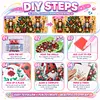 Christmas DIY Special Shape Diamond Painting Pearl Art With Inner Frame Kit 25x25cm(Christmas Tree)