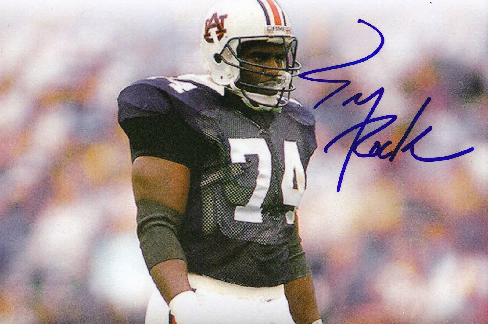 Tracy Rocker Signed 4x6 Photo Poster painting SEC Football Auburn Tigers Outland Trophy Winner