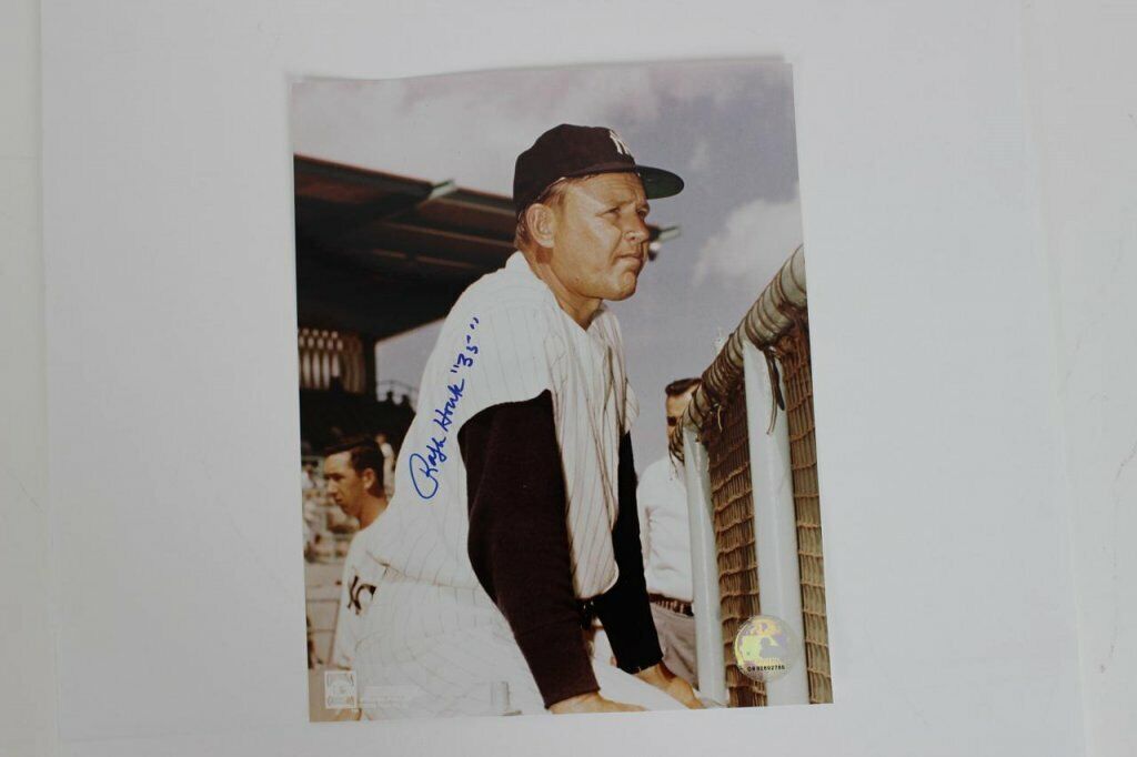 Ralph Houk Signed Photo Poster painting 8x10 Yankees - COA