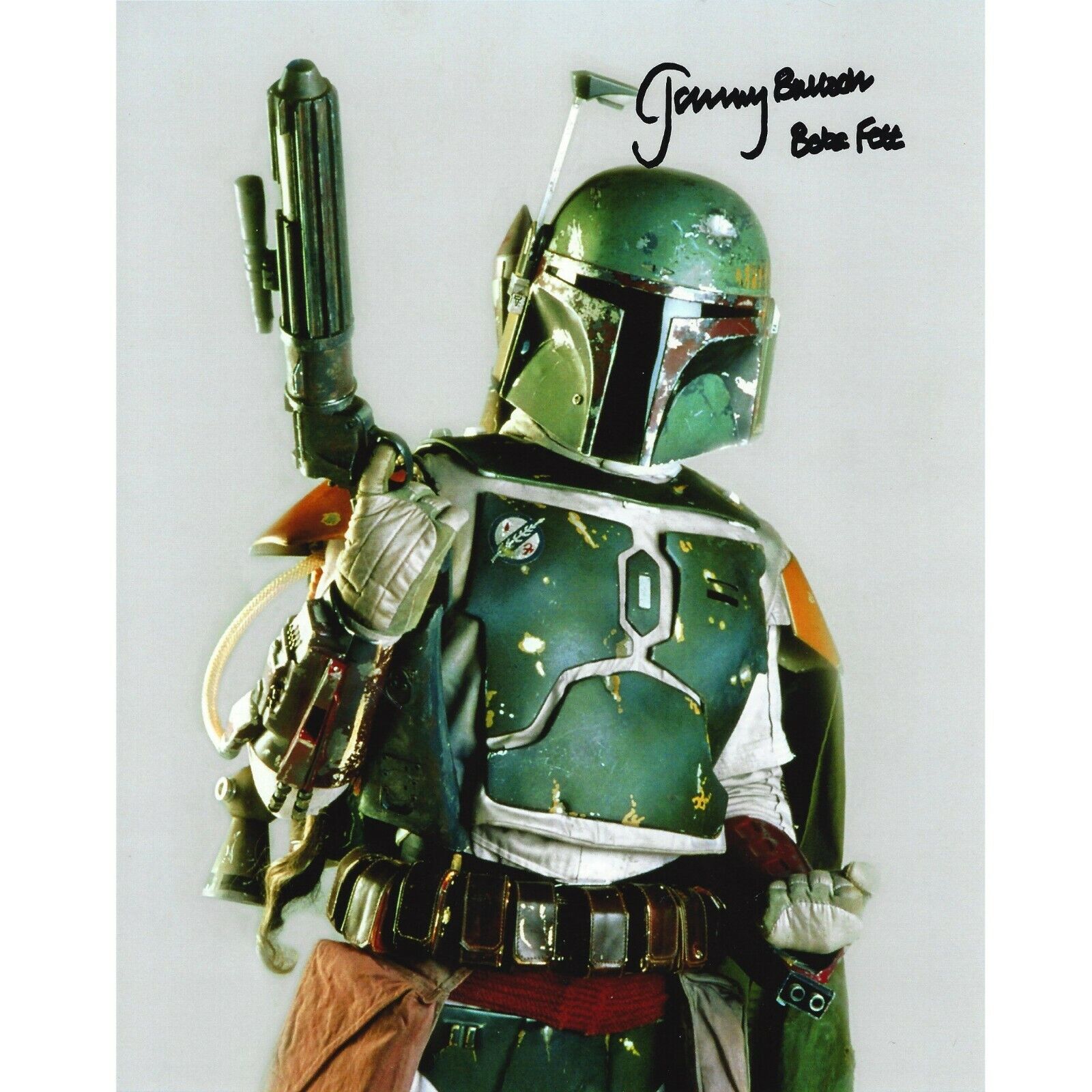 Boba Fett Star Wars 8x6 INCH autograph signed Photo Poster painting