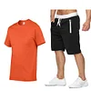 Men's Summer Short Sleeve Shorts Sports Suit