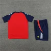 Kids Kit Spain 24-25 Short-sleeve Tracksuit Red Chandal   