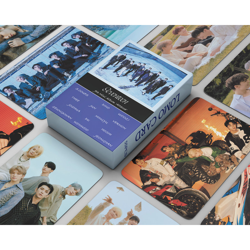 SEVENTEEN 55 Sheets Attacca LOMO Card officialsvtshop