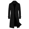 💥 2025 Hot Sale! Men's Autumn/Winter Trench Coat, Wool Overcoat, Double-Breasted, Mid-Length Wool Coat