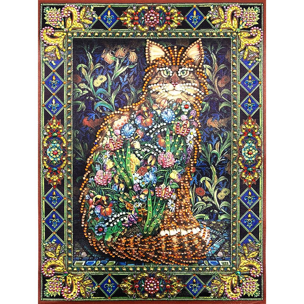 

Cat - Special Shaped Diamond Painting - 30*40CM, 501 Original