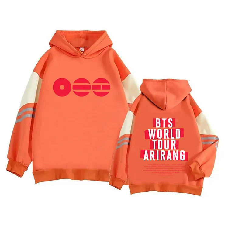 BTS Arirang World Tour Color-Block Hoodie