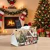 Forest Hut DIY Pearl Diamond Painting PU Cover Tissue Holder Kit Pearl Art Painting Decoration for Home & Gifts