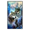Wolf -11CT Stamped Cross Stitch Kit(40*70cm)