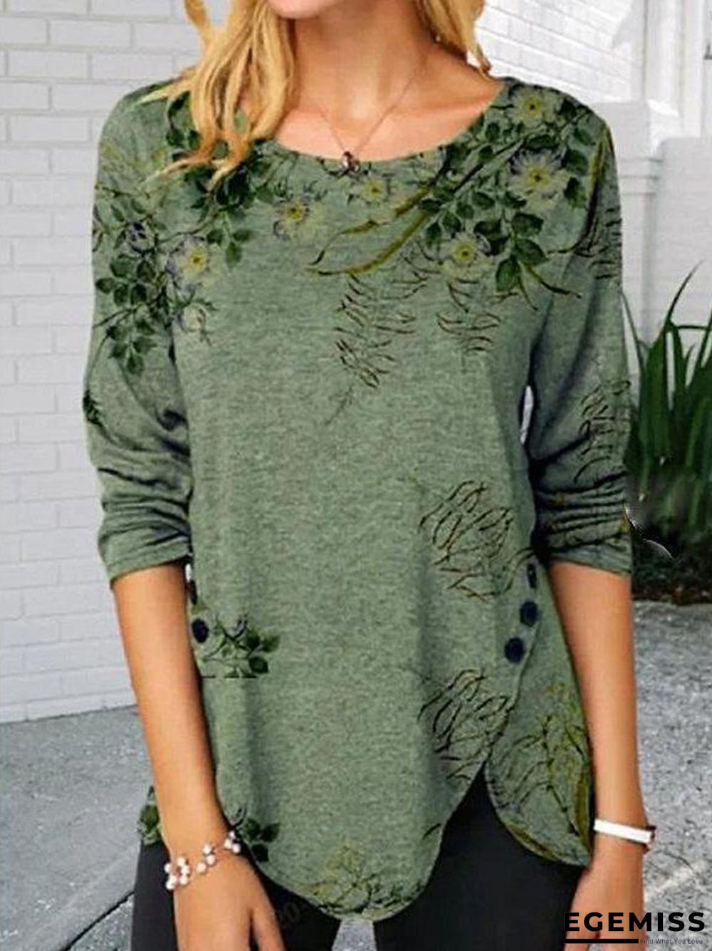 New Style Women's Wear Printed Long Sleeved Top | EGEMISS