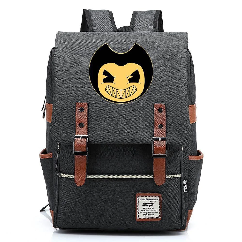Buzzdaisy Bendy #1 Machine Canvas Travel Backpack School Bag