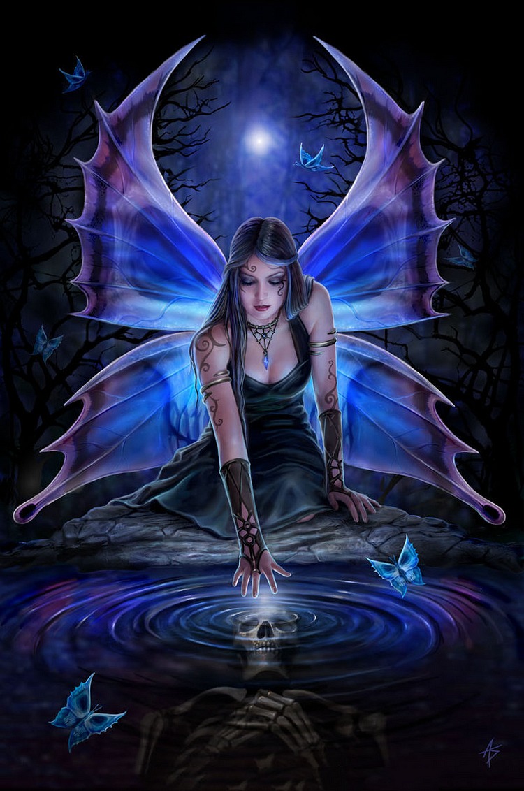  Immortal Flight 40*60CM (Canvas)AB Round Drill Diamond Painting gbfke