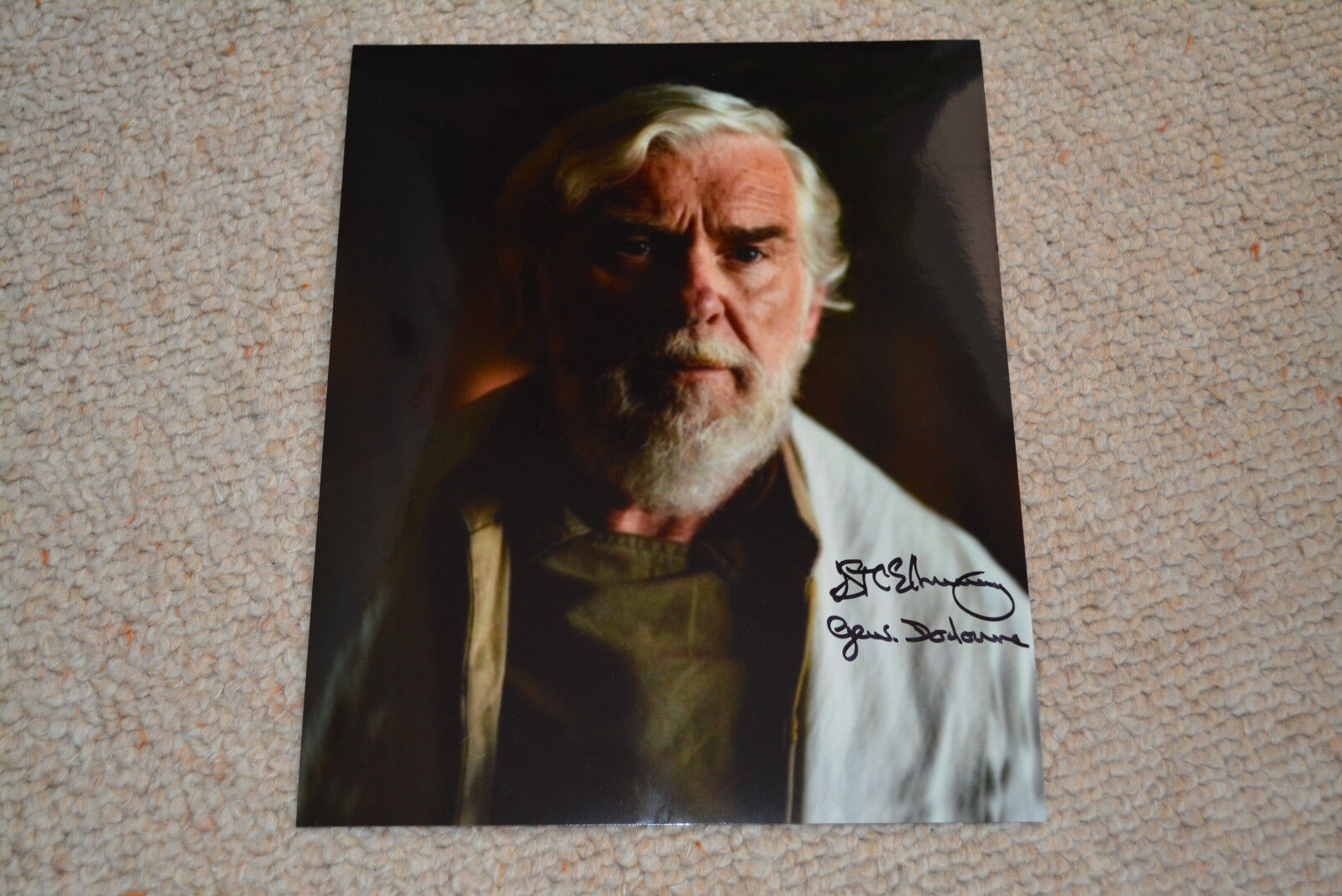 IAN MCELHINNEY signed In Person autograph 8x10 STAR WARS ROGUE ONE Dodonna