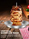 Removable BBQ Rack Replacement Spikes Vertical Meat Chicken Skewer Grill Holder