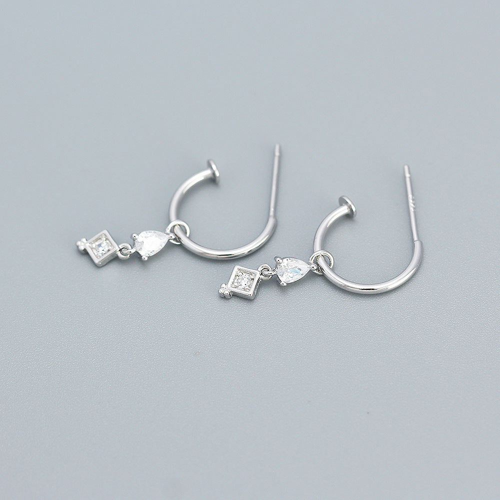 925 Sterling Silver Tassel Silver Drop Earrings