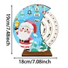 Hölzerner Weihnachtsmannkalender - 5d DIY Handwerk Ornament