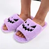 Chaussons d'Halloween Visage de Citrouille