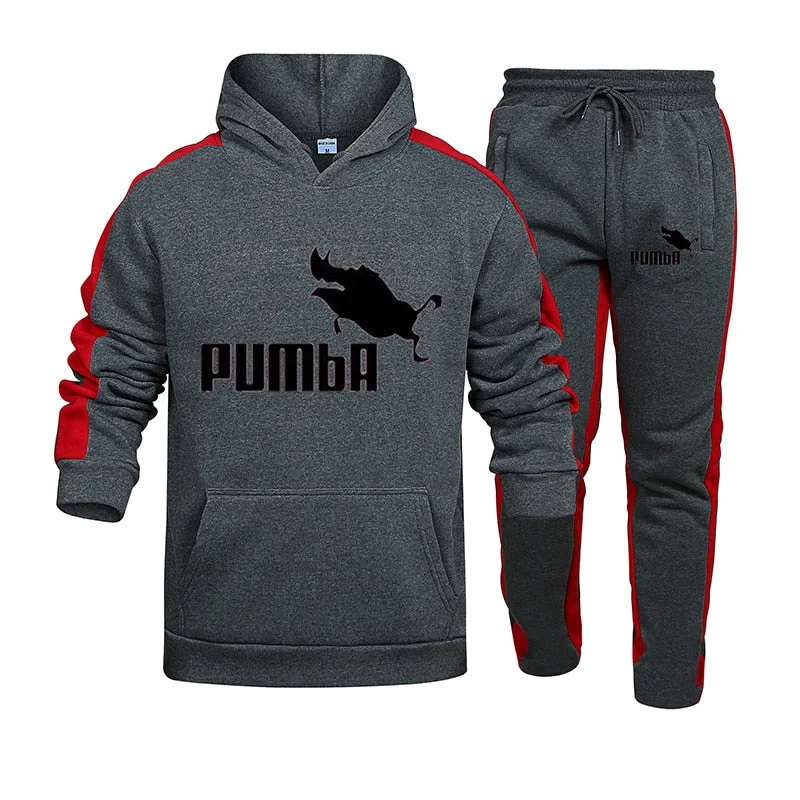 New Fashion Clothing Men Sets Two Pieces Casual Sweatshirts Cotton Men Tracksuit Hoodies+ Pants Sport Shirts Autumn Set Unisex