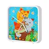 DIY Kitten Special Shape Diamond Painting Clock