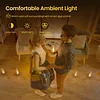 Smart Candlelight Ambience Lamp USB Charging LED Candle Ambience Bluetooth App Rotation Control, Night Light Bedside Lamp