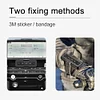 Wireless Bluetooth-Compatible Remote Button Motorcycle Handlebar Media Control