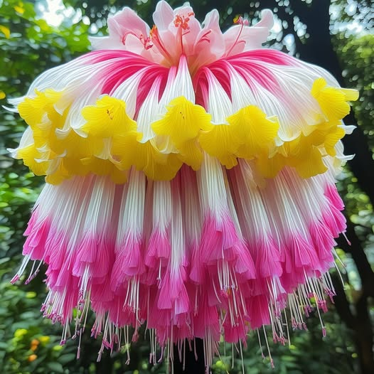 Yellow & Pink-Giant Hanging Lobelia Seeds🌊