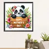 Diamond Painting -5D Full Round Drill Panda Mothers Day Slogan