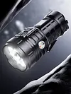 LED Mini Portable Flashlight USB Rechargeable Power Display Emergency Work Light