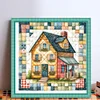 (Multi-Style) Love Shell Beach Colorful Town Cat Dog-11CT Stamped Cross Stitch 40*40/50*50cm