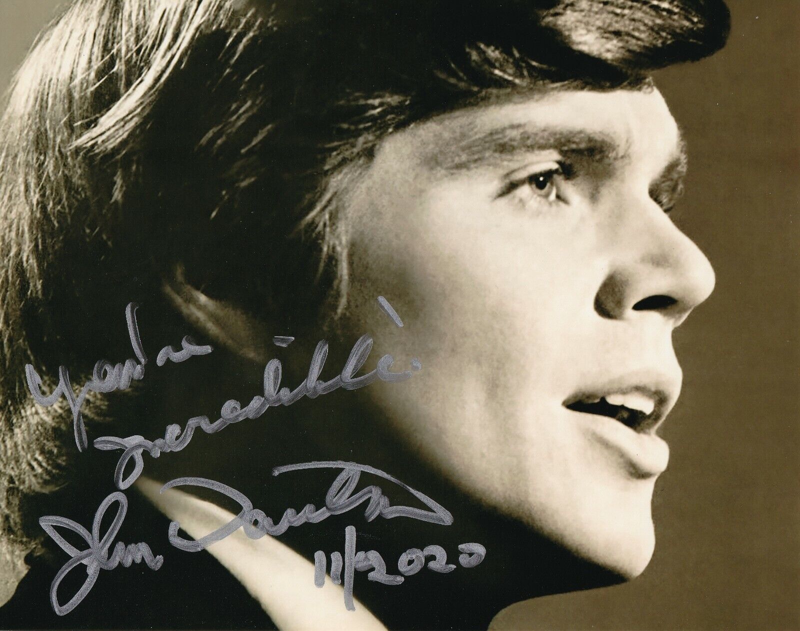 John Davidson REAL hand SIGNED Photo Poster painting #1 COA Talk Show Host Hollywood Squares