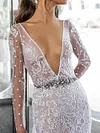 Lace Long Sleeves Wedding Maxi Dress