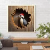Diamond Painting-DIY Full Round Drill Woodpecker Baby(35x35cm)