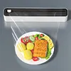 Plastic Wrap Dispenser with Cutter Magnetic Food Cling Film Cutter Kitchen Tool