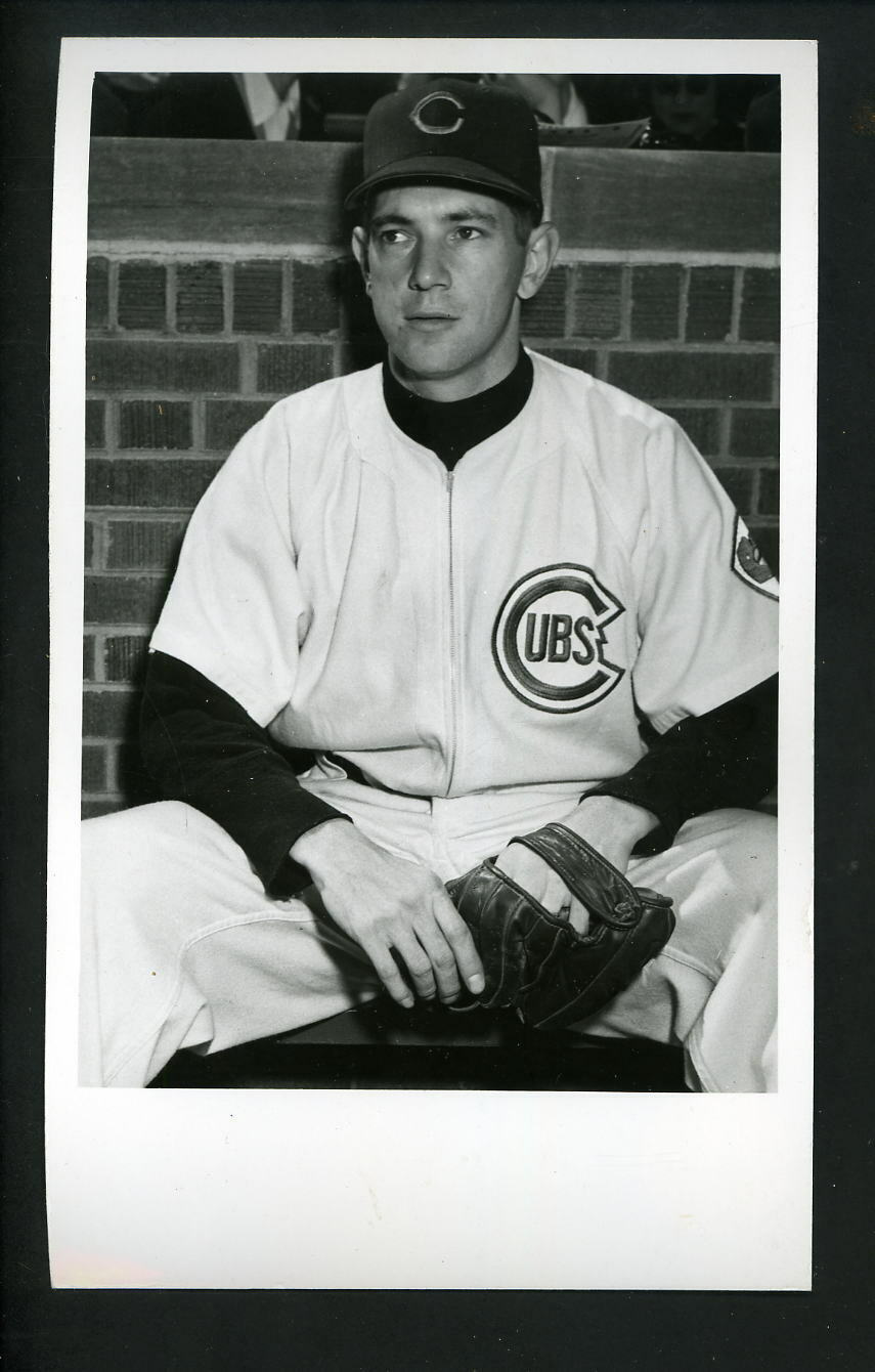 Turk Lown circa 1950's Press Photo Poster painting Chicago Cubs