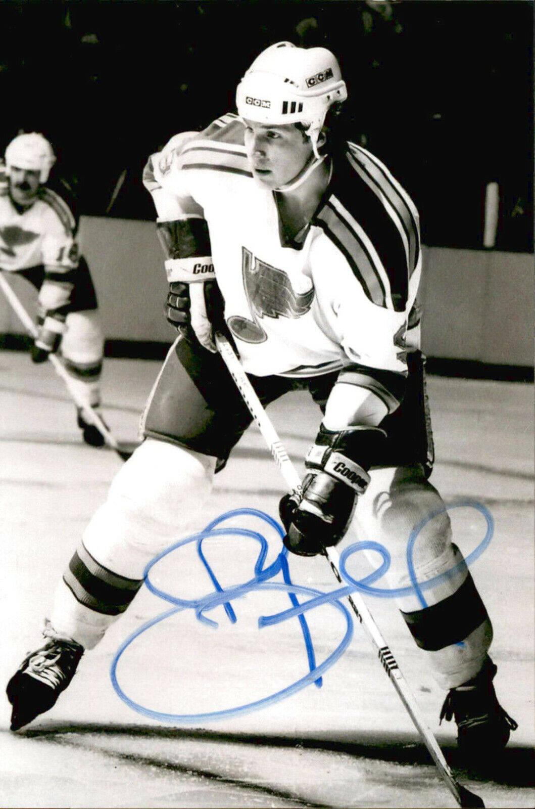 Perry Turnbull SIGNED autographed 4x6 Photo Poster painting ST LOUIS BLUES