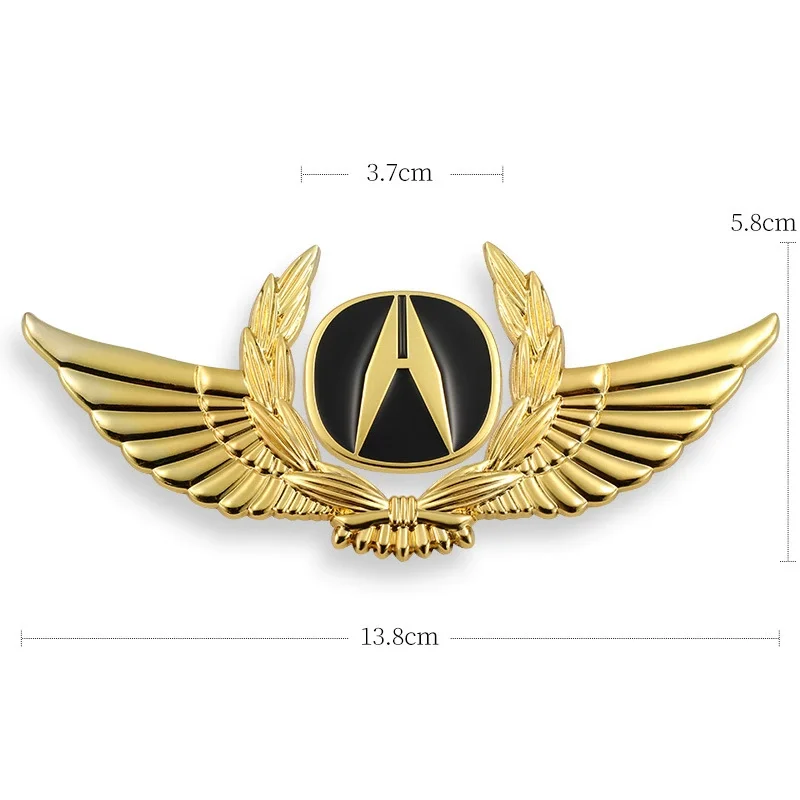 3D car metal badge decorative side label (customized car logo)