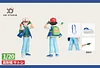1/20 Scale World Zukan Ash Ketchum & Evolution of Charizard Set - Pokemon Statue - XO Studio