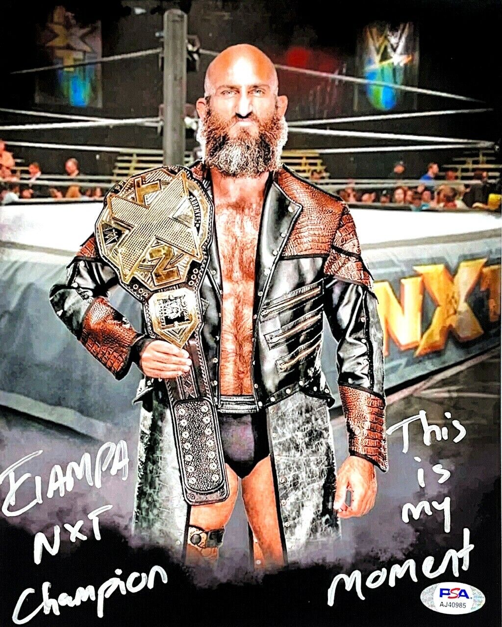 WWE TOMMASO CIAMPA HAND SIGNED AUTOGRAPHED 8X10 Photo Poster painting WITH PROOF AND PSA COA 3