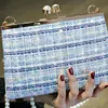 Woolen handbag versatile banquet dress bag dinner bag