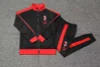 2023/2024 AC Milan Long Zipped Jacket Black Football  Jersey 1:1 Thai Quality Set