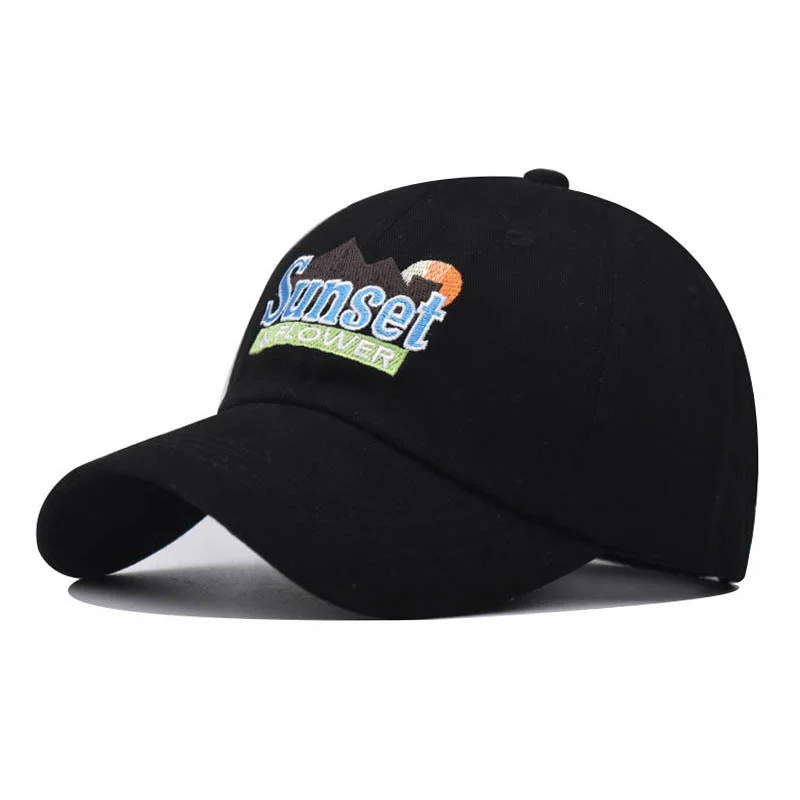 SUNSET Letter Embroidered Mmen's And Women's Outdoor Cap