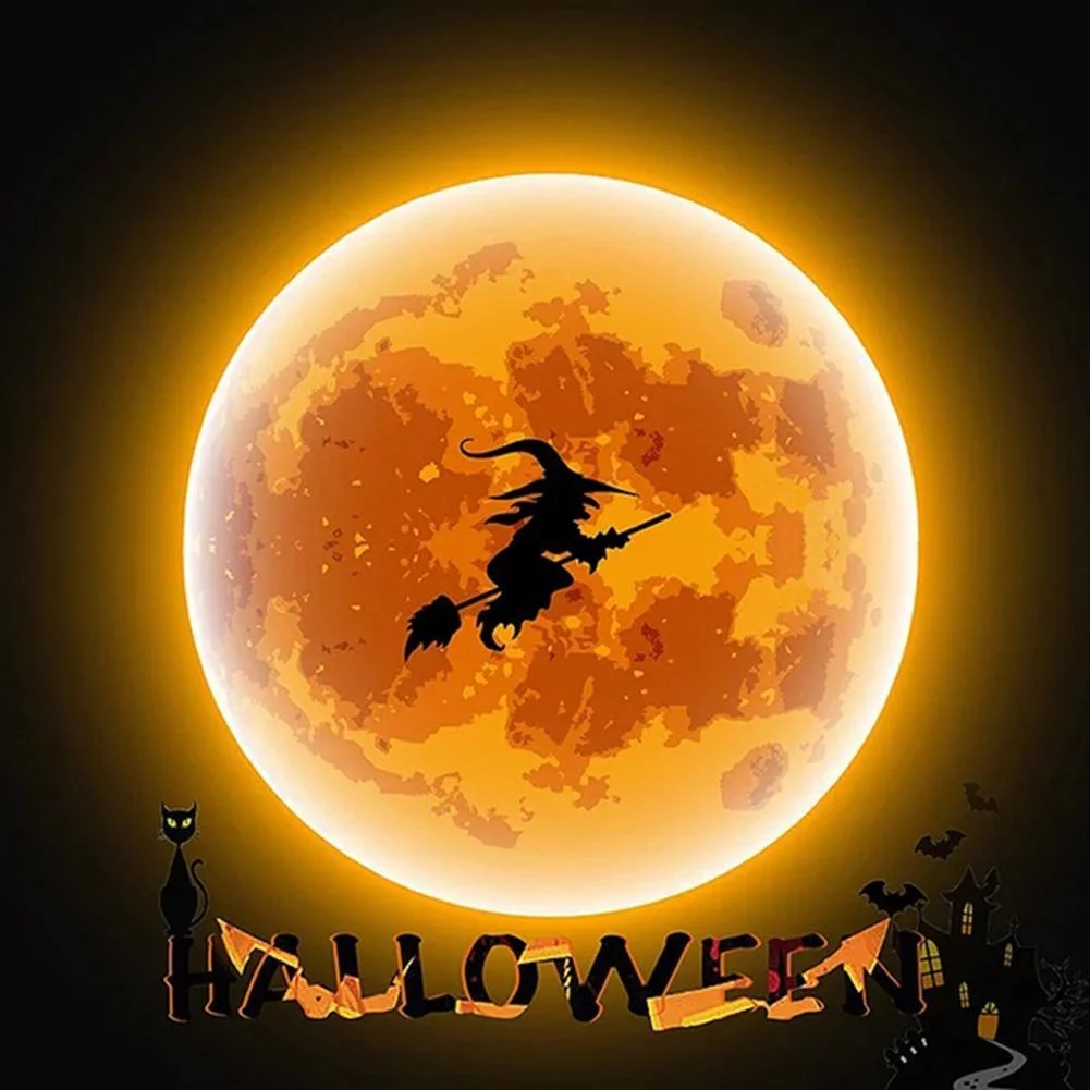 Full Round Diamond Painting - Halloween(30*30cm)