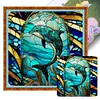 Glass Painting - 11CT/14CT Stamped Cross Stitch 40*40cm/55*40cm/50*65cm