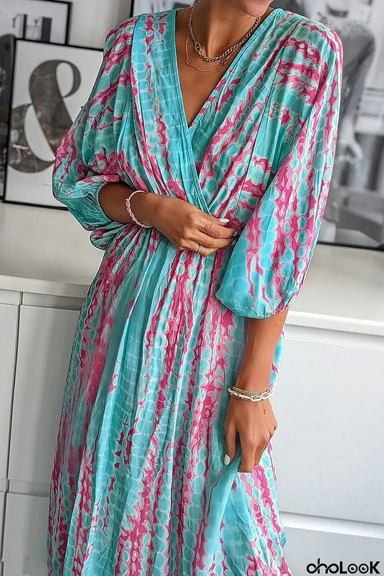 All in Time Tie Dye Maxi Dress