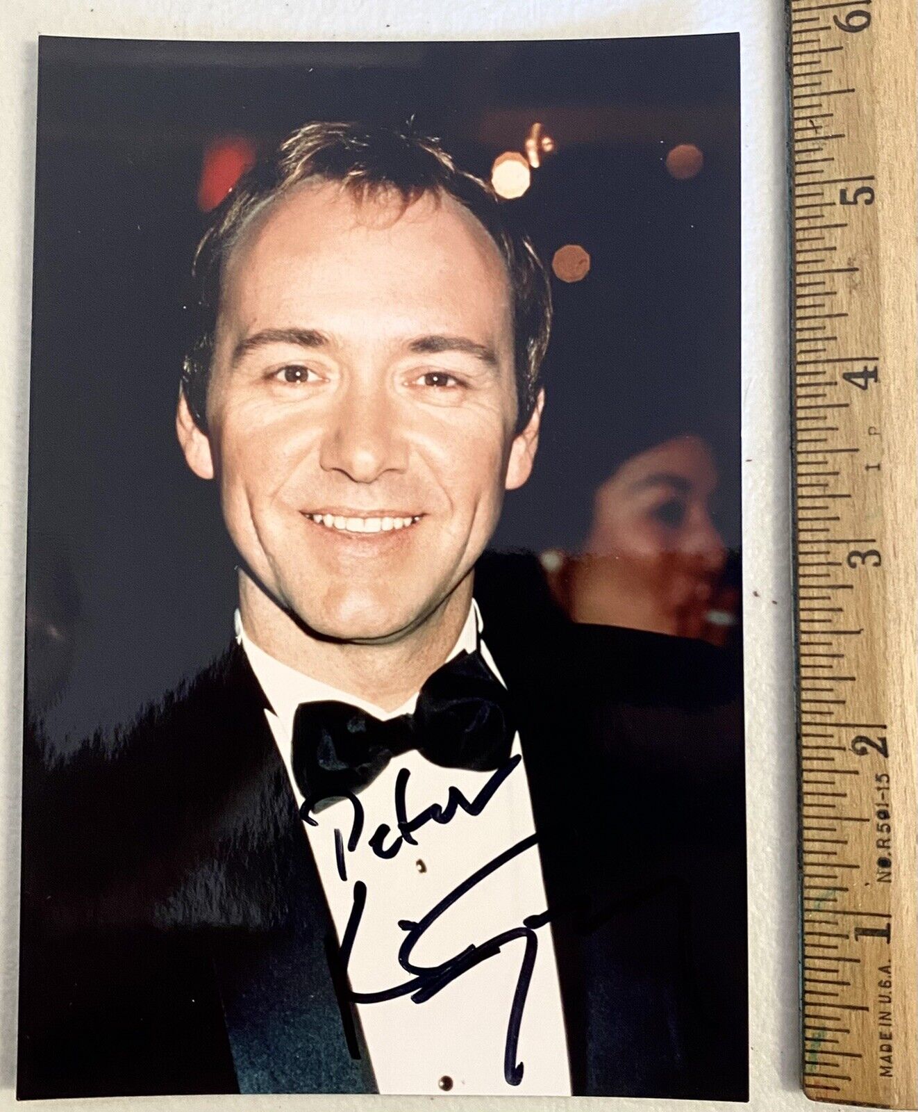 Kevin Spacey Hand Signed Autographed 4x6 Photo Poster painting American Dream